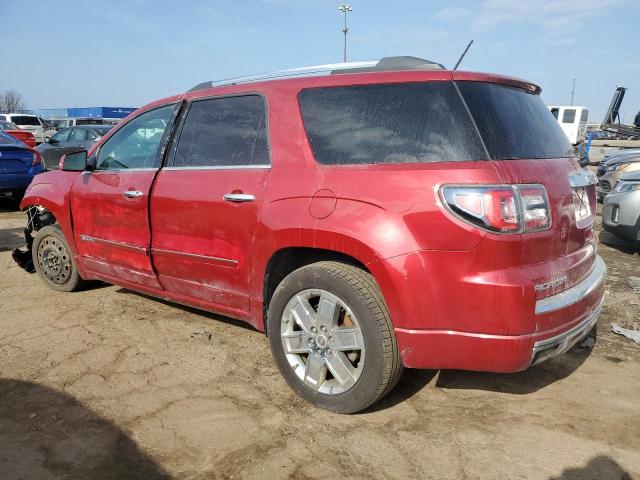 1GKKVTKD3EJ173139 - 2014 GMC ACADIA DENALI RED photo 2