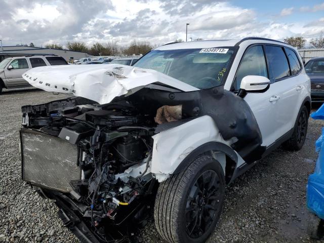 5XYP5DHC3NG294632 - 2022 KIA TELLURIDE SX WHITE photo 1