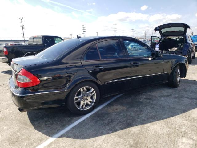 WDBUF56X68B217634 - 2008 MERCEDES-BENZ E 350 BLACK photo 3