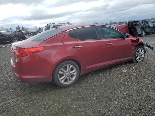 5XXGM4A71DG162987 - 2013 KIA OPTIMA LX BURGUNDY photo 3