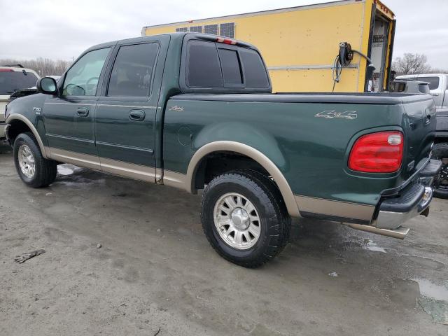 1FTRW08LX2KA02091 - 2002 FORD F150 SUPERCREW GREEN photo 2