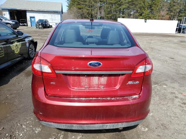 3FADP4BJ6DM191166 - 2013 FORD FIESTA SE RED photo 6