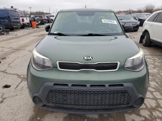 KNDJP3A5XE7020489 - 2014 KIA SOUL + GREEN photo 5