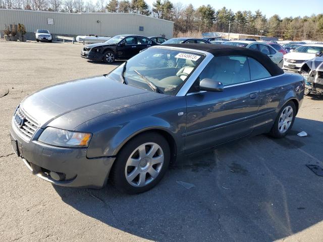 WAUDT48H65K012642 - 2005 AUDI A4 QUATTRO CABRIOLET GRAY photo 1