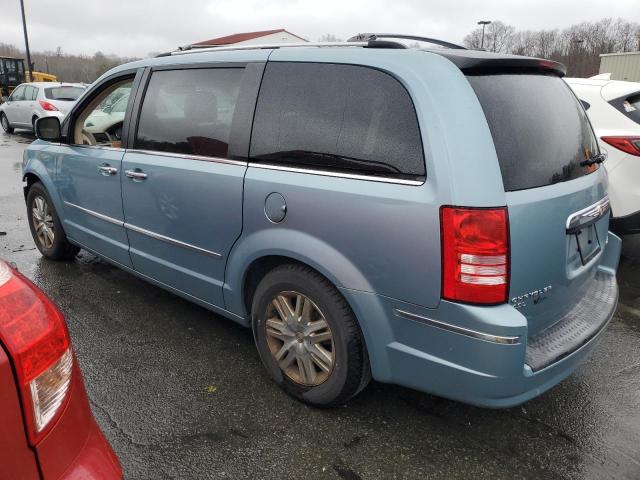 2A4RR7DX9AR501774 - 2010 CHRYSLER TOWN & COU LIMITED BLUE photo 2