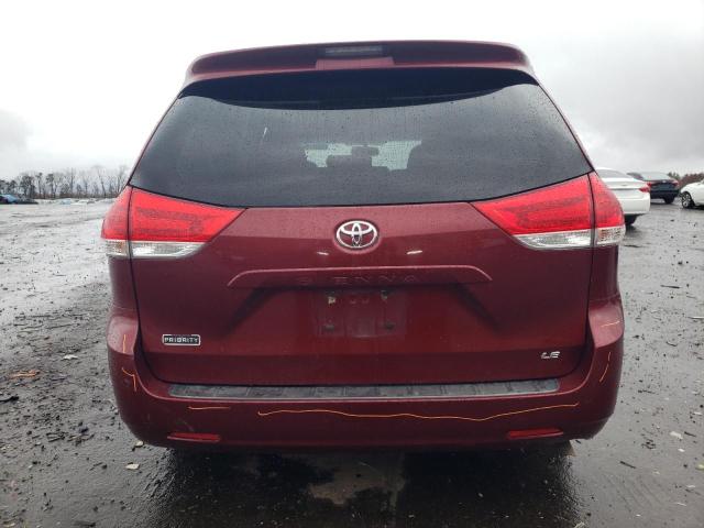 5TDKK3DC4DS397997 - 2013 TOYOTA SIENNA LE MAROON photo 6