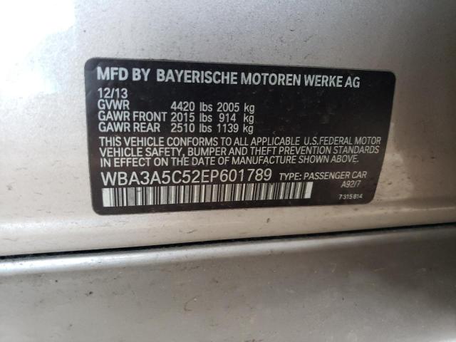 WBA3A5C52EP601789 - 2014 BMW 328 I BEIGE photo 12