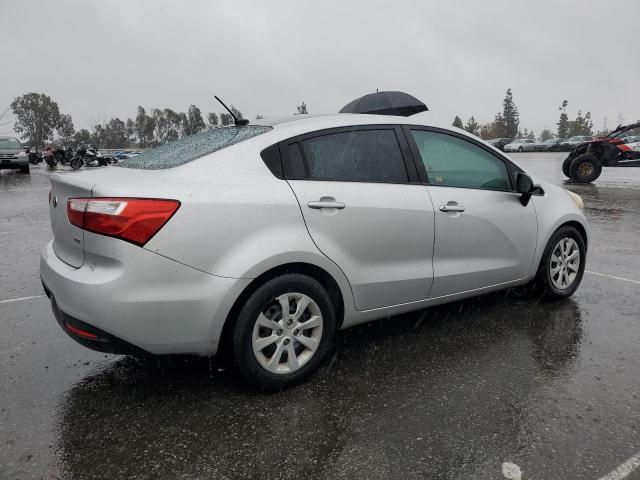 KNADM4A30D6176827 - 2013 KIA RIO LX SILVER photo 3