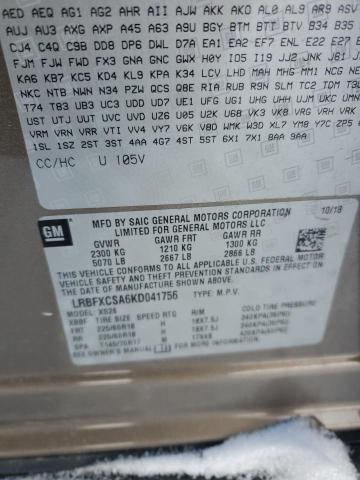 LRBFXCSA6KD041756 - 2019 BUICK ENVISION ESSENCE Շագանակագույն լուսանկար 13