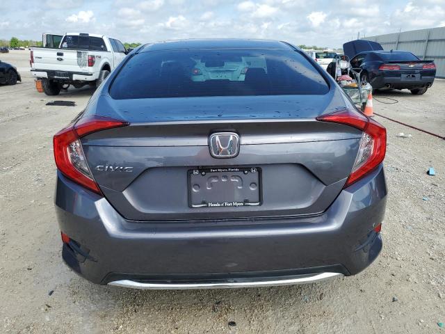 19XFC2F65KE010929 - 2019 HONDA CIVIC LX GRAY photo 6