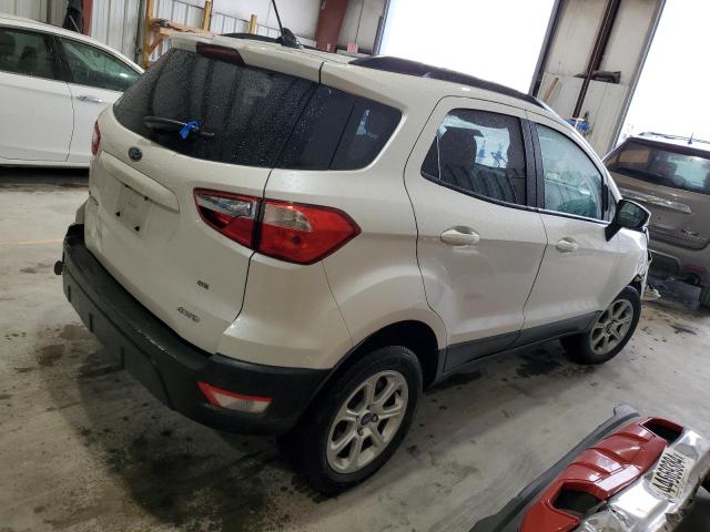 MAJ6P1UL0JC193580 - 2018 FORD ECOSPORT SE WHITE photo 3