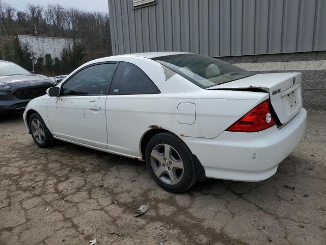 1HGEM229X4L008209 - 2004 HONDA CIVIC EX WHITE photo 2