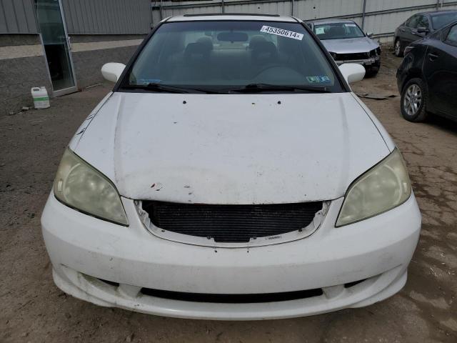 1HGEM229X4L008209 - 2004 HONDA CIVIC EX WHITE photo 5