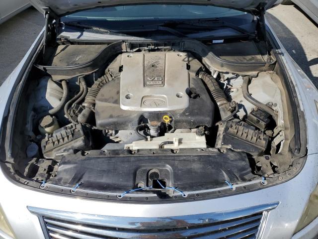 JN1CV6AR2AM451894 - 2010 INFINITI G37 SILVER photo 11