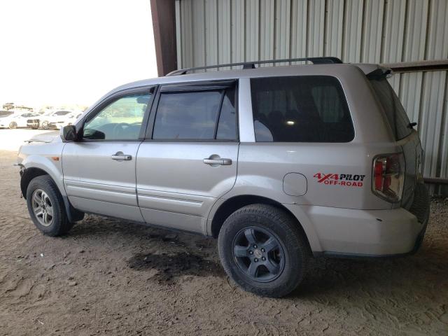 2HKYF18557H524331 - 2007 HONDA PILOT EXL SILVER photo 2