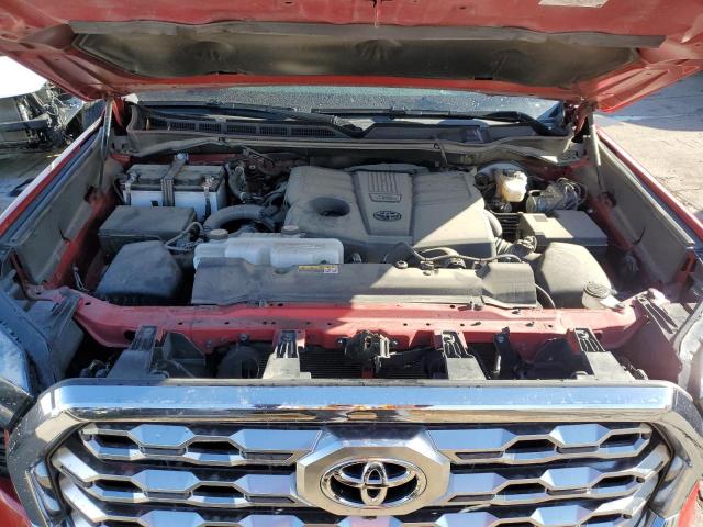 5TFMA5DB1NX013491 - 2022 TOYOTA TUNDRA CREWMAX PLATINUM Rot Foto 11