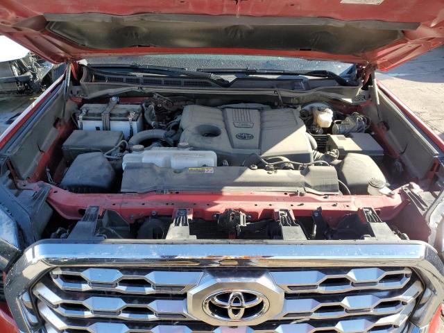 5TFMA5DB1NX013491 - 2022 TOYOTA TUNDRA CREWMAX PLATINUM RED photo 11