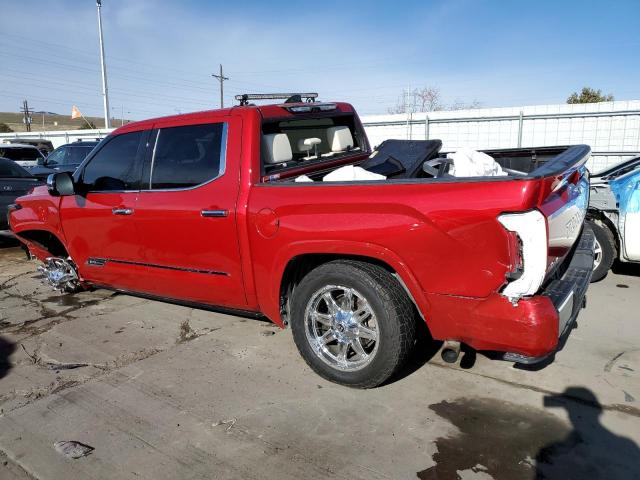 5TFMA5DB1NX013491 - 2022 TOYOTA TUNDRA CREWMAX PLATINUM Rot Foto 2