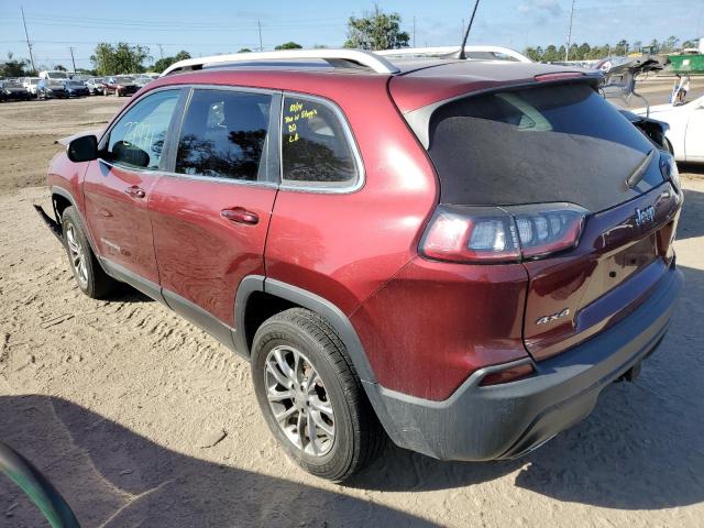 1C4PJMLN4KD189225 - 2019 JEEP CHEROKEE LATITUDE PLUS RED photo 2