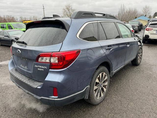 4S4BSEKC3H3203378 - 2017 SUBARU OUTBACK 3.6R LIMITED GRAY photo 4