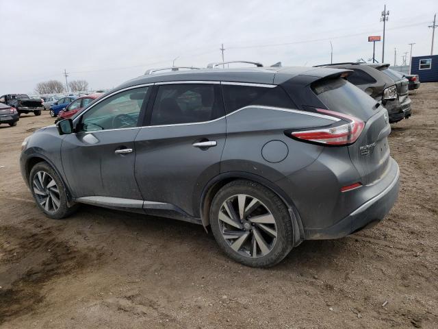 5N1AZ2MH3FN277254 - 2015 NISSAN MURANO S GRAY photo 2