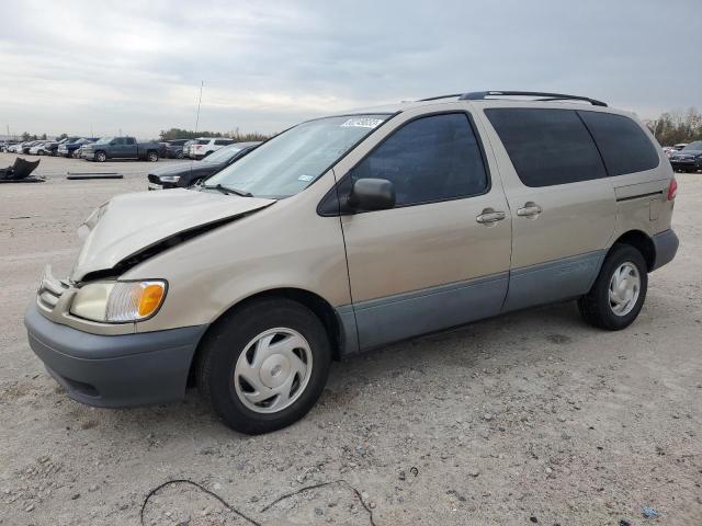 4T3ZF19CX1U322957 - 2001 TOYOTA SIENNA CE TAN photo 1