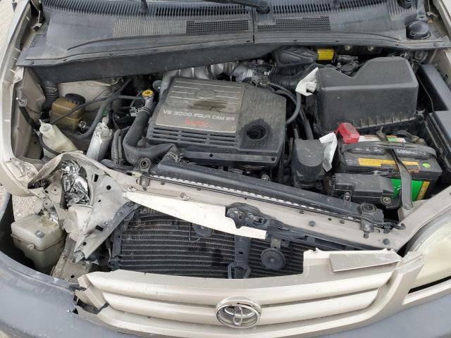 4T3ZF19CX1U322957 - 2001 TOYOTA SIENNA CE TAN photo 12