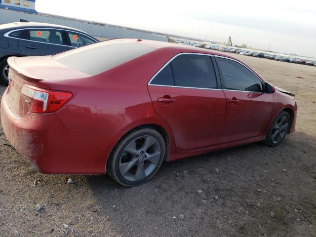 4T1BF1FK1CU611900 - 2012 TOYOTA CAMRY BASE RED photo 3