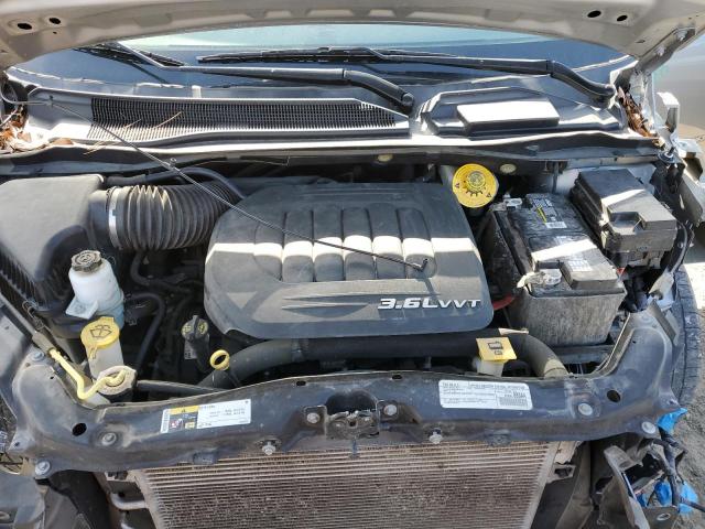 2C4RDGEG3HR861703 - 2017 DODGE GRAND CARA GT SILVER photo 12