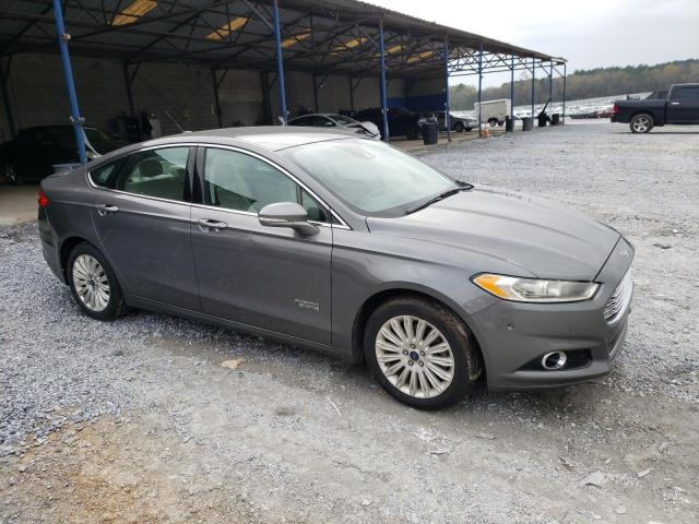 3FA6P0SU5ER363011 - 2014 FORD FUSION TITANIUM PHEV SILVER photo 4