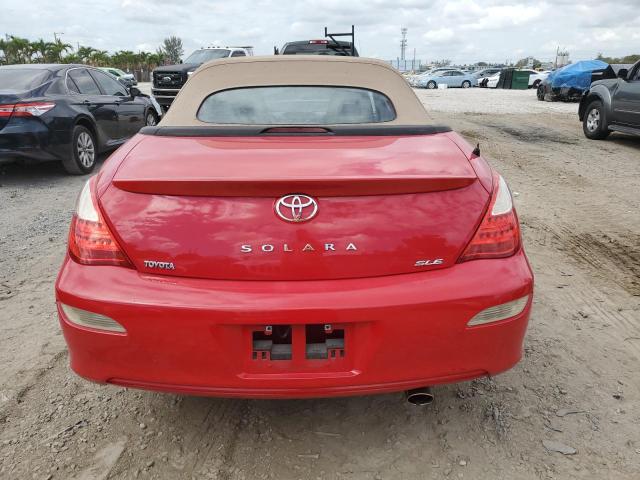 4T1FA38P68U161124 - 2008 TOYOTA CAMRY SOLA SE RED photo 6