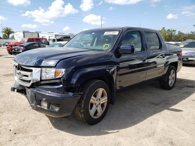 5FPYK16519B103312 - 2009 HONDA RIDGELINE RTL BLUE photo 1