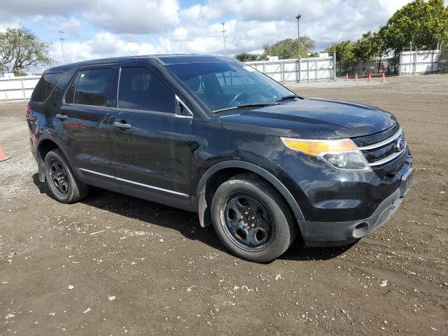 1FM5K8ARXDGC91952 - 2013 FORD EXPLORER POLICE INTERCEPTOR შავი ფოტო 4