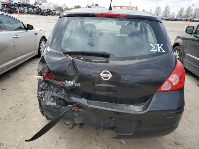 3N1BC1CP5BL380167 - 2011 NISSAN VERSA S BLACK photo 6