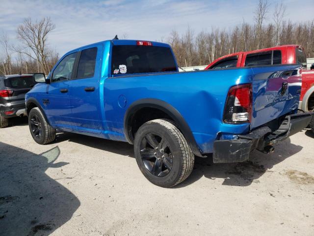 1C6RR7GG0MS510116 - 2021 RAM 1500 CLASS SLT BLUE photo 2