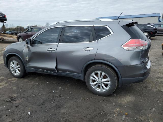 KNMAT2MV2GP602056 - 2016 NISSAN ROGUE S GRAY photo 2