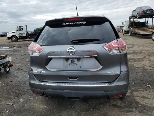 KNMAT2MV2GP602056 - 2016 NISSAN ROGUE S GRAY photo 6