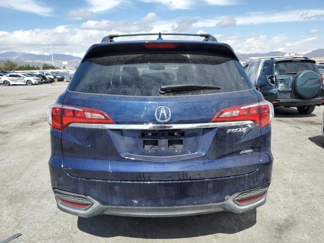 5J8TB4H74HL034986 - 2017 ACURA RDX ADVANCE BLUE photo 6