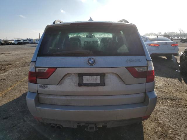 WBXPC93488WJ11965 - 2008 BMW X3 3.0SI SILVER photo 6