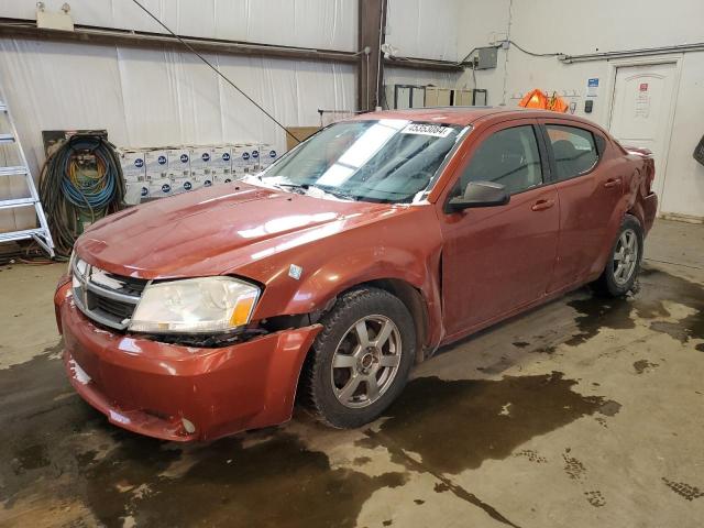 1B3LC56R08N236736 - 2008 DODGE AVENGER SXT ORANGE photo 1