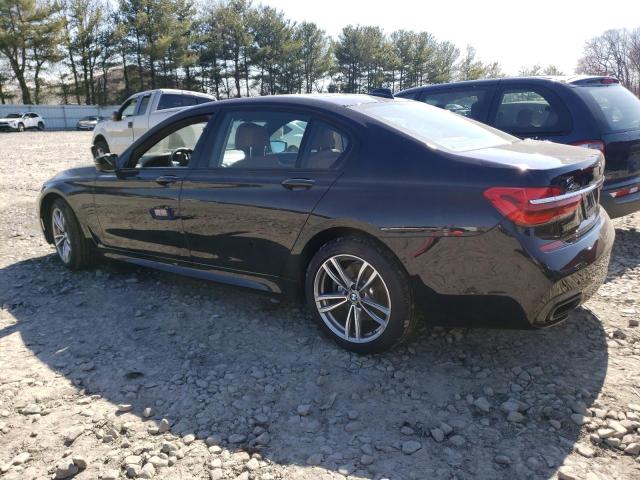 WBA7F2C56KB240299 - 2019 BMW 750 XI BLACK photo 2