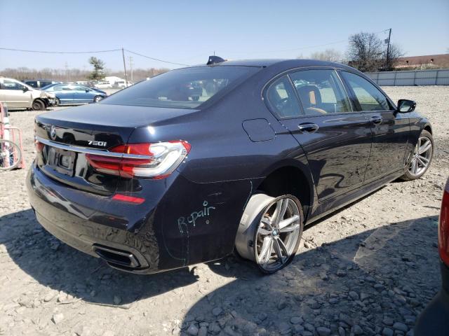 WBA7F2C56KB240299 - 2019 BMW 750 XI BLACK photo 3