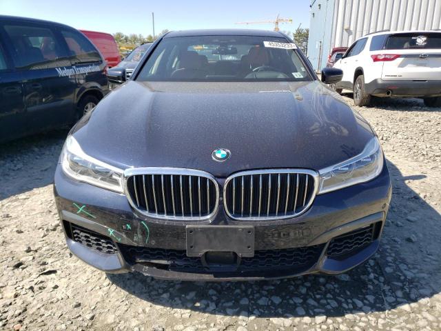WBA7F2C56KB240299 - 2019 BMW 750 XI BLACK photo 5