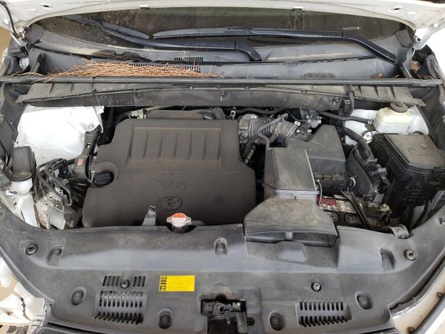 5TDKKRFH6GS163294 - 2016 TOYOTA HIGHLANDER XLE WHITE photo 11
