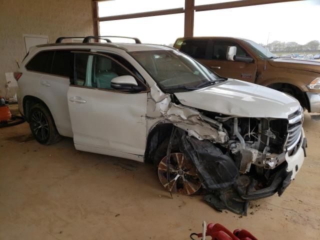 5TDKKRFH6GS163294 - 2016 TOYOTA HIGHLANDER XLE WHITE photo 4