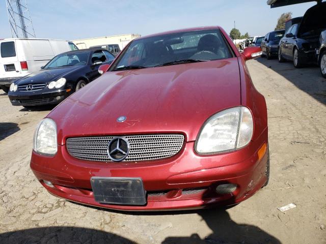 WDBKK65F01F174568 - 2001 MERCEDES-BENZ SLK 320 BURGUNDY photo 5