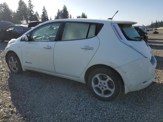 JN1AZ0CP9CT015668 - 2012 NISSAN LEAF SV WHITE photo 2