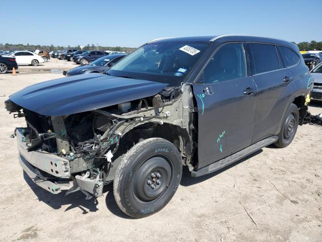 5TDGZRAH8NS557577 - 2022 TOYOTA HIGHLANDER XLE 灰色 照片 1