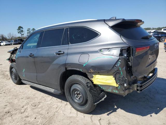 5TDGZRAH8NS557577 - 2022 TOYOTA HIGHLANDER XLE 灰色 照片 2