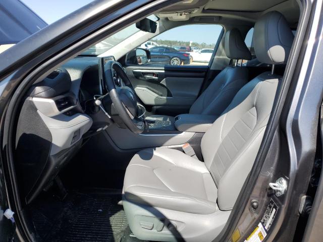 5TDGZRAH8NS557577 - 2022 TOYOTA HIGHLANDER XLE 灰色 照片 7